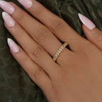 Oval Cut Lab Grown Diamond Eternity Wedding Band - JBR Jeweler
