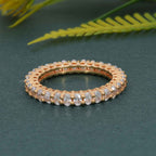 Oval Cut Lab Grown Diamond Eternity Wedding Band - JBR Jeweler