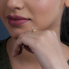 Oval Cut Lab Grown Diamond Ring With Full Eternity Band Bridal Sets - JBR Jeweler