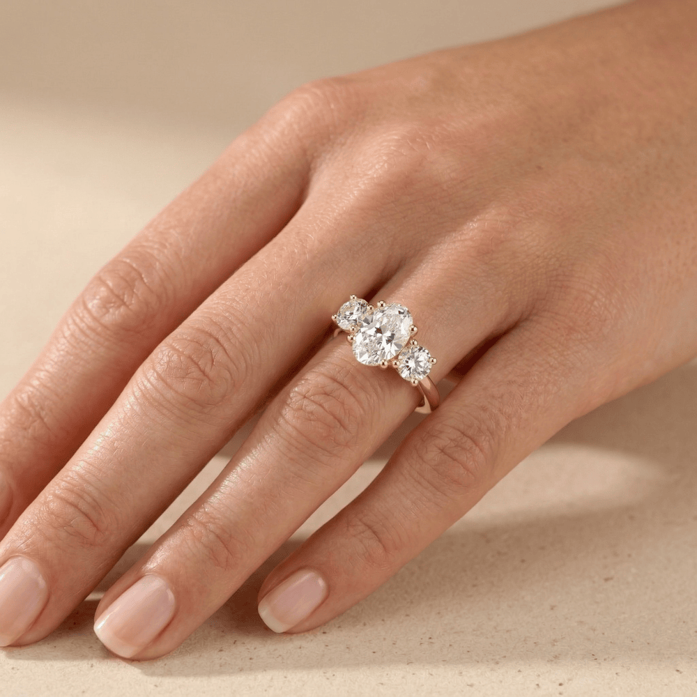 Lab grown diamond wedding jewelry for her