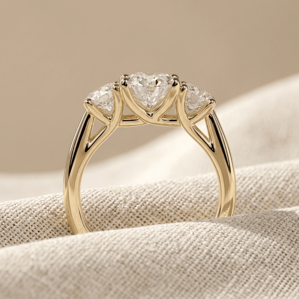 Oval lab grown diamond bridal jewelry