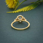 Muse Oval Cut Moissanite Diamond Engagement Ring - JBR Jeweler