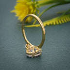 Muse Oval Cut Moissanite Diamond Engagement Ring - JBR Jeweler