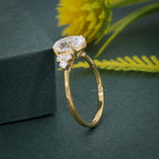 Muse Oval Cut Moissanite Diamond Engagement Ring - JBR Jeweler