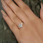 Muse Oval Cut Moissanite Diamond Engagement Ring - JBR Jeweler