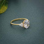 Muse Oval Cut Moissanite Diamond Engagement Ring - JBR Jeweler