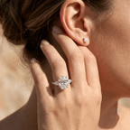 Luxury Oval Lab Grown Diamond Ring for Proposal