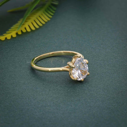 Pear Cut Lab Grown Diamond Ring