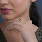 Pear Shape Lab-Grown Diamond Bridal Set Ring with Matching Band - JBR Jeweler