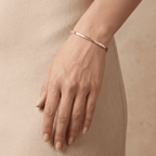Minimalist lab diamond bracelet