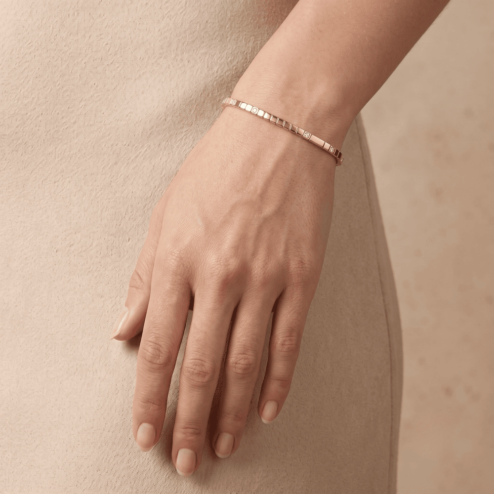 Minimalist lab diamond bracelet