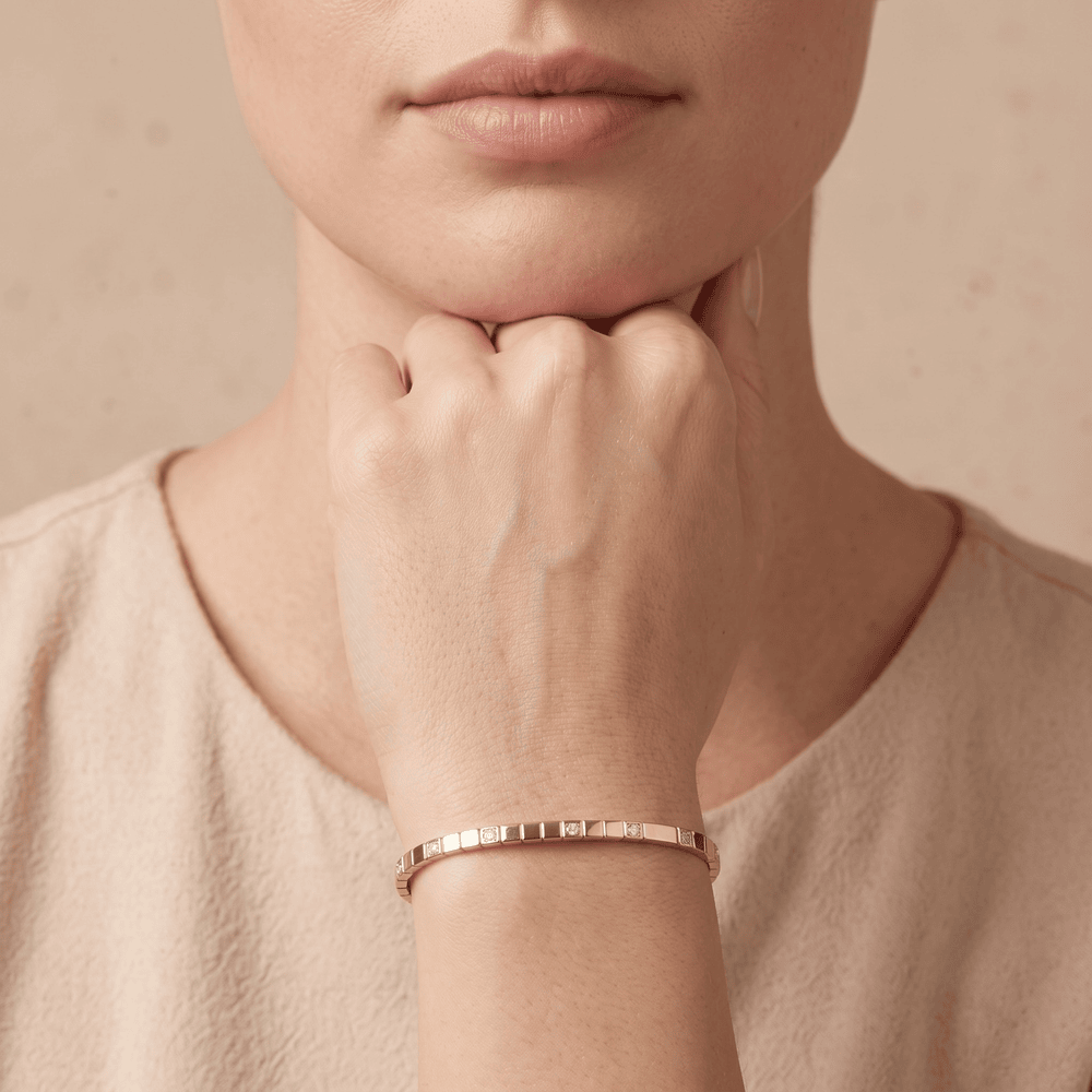 Petite diamond bracelet for women