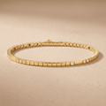 Petite love decoded lab diamond bracelet