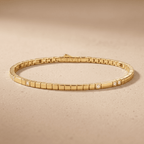 Petite love decoded lab diamond bracelet