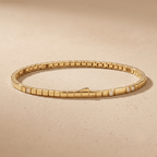 10K yellow gold diamond bracelet