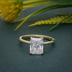 Petal Radiant Lab Grown Diamond Solitaire Ring - JBR Jeweler