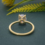 Petal Oval Lab Grown Diamond Solitaire Ring - JBR Jeweler