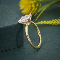 Petal Princess Lab Grown Diamond Solitaire Ring