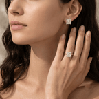 Lab Grown Princess Cut Diamond Ring for Anniversary Gift