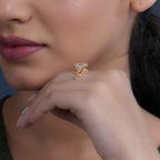 Radiant Cut Moissanite Diamond Side Stones Bridal Wedding Ring Set - JBR Jeweler