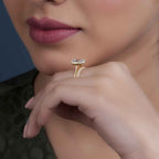 Radiant Cut Lab Grown Diamond Solitaire Ring Set With Matching Band - JBR Jeweler