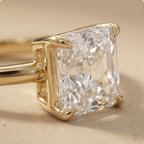 East West Bridal Ring Diamond Close Up