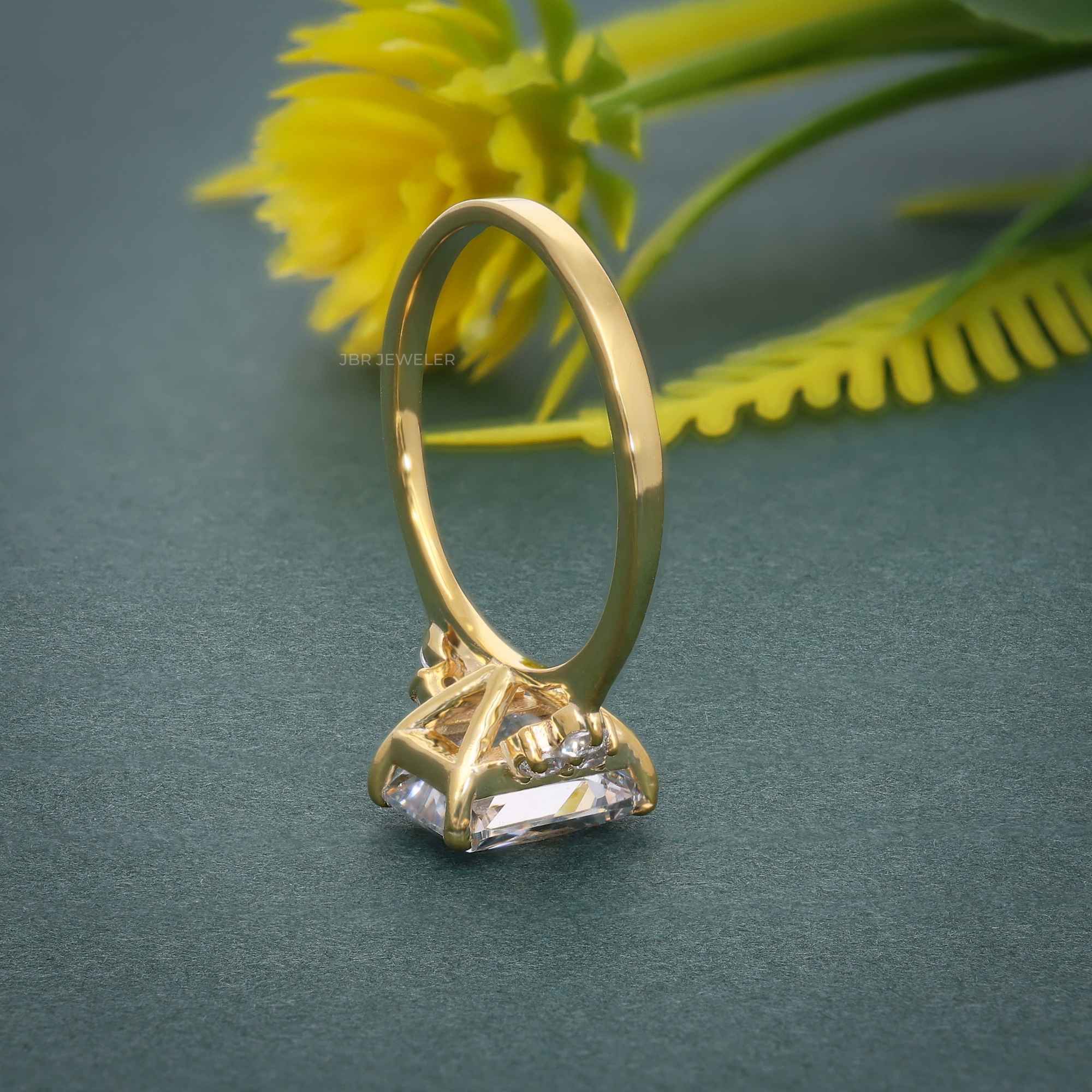 Muse Radiant Cut Lab grown Diamond Engagement Ring - JBR Jeweler