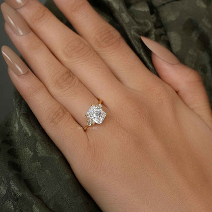 Muse Radiant Cut Lab grown Diamond Engagement Ring