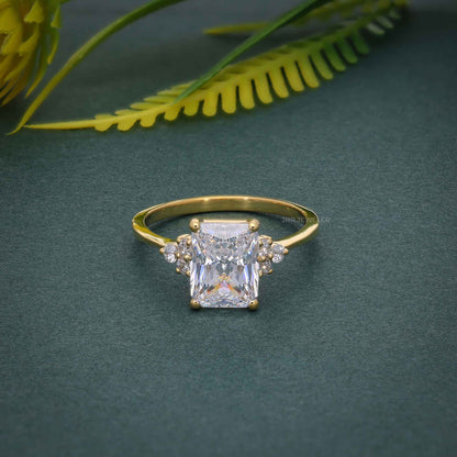 Muse Radiant Cut Lab grown Diamond Engagement Ring