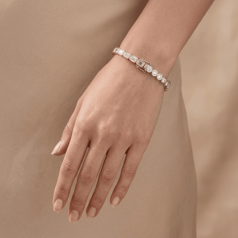 Lab grown diamond bracelet for women