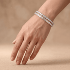Emerald diamond bridal jewelry