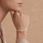 14K gold tennis bracelet for women