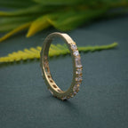 Round/Baguette Cut Dainty Lab Grown Wedding Ring - JBR Jeweler