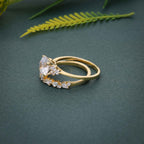 Round Cut Cluster Set Lab grown Diamond Bridal Ring Sets - JBR Jeweler