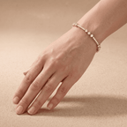 Lab grown diamond tennis bracelet gift for her