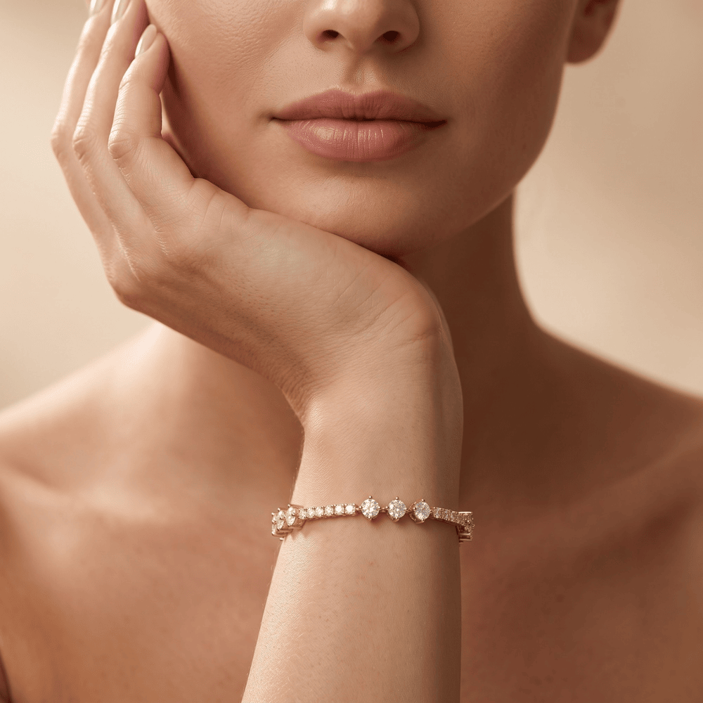 14K gold bracelet for anniversary gift