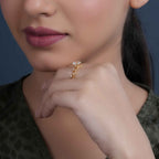 Round Cut Moissanite Engagement Ring With Matching Bridal Ring Set - JBR Jeweler