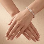 14K gold tennis bracelet for women