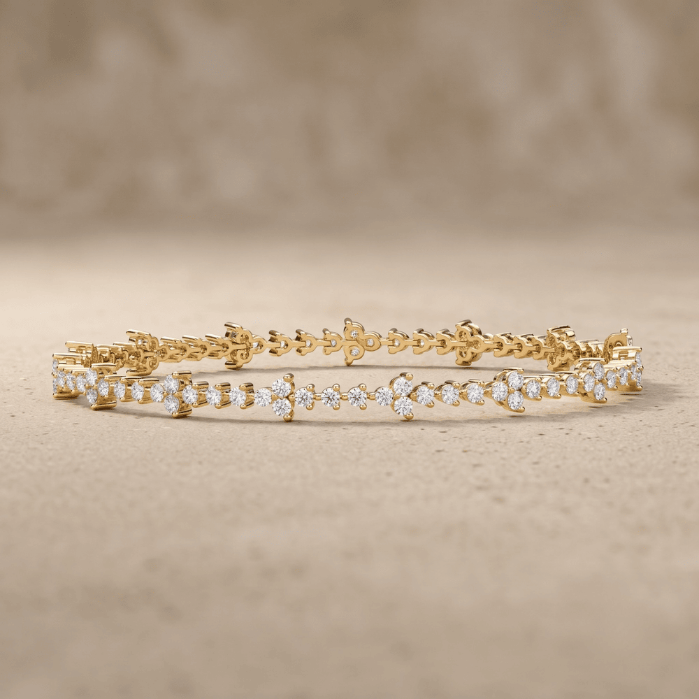 Lab diamond bracelet for women