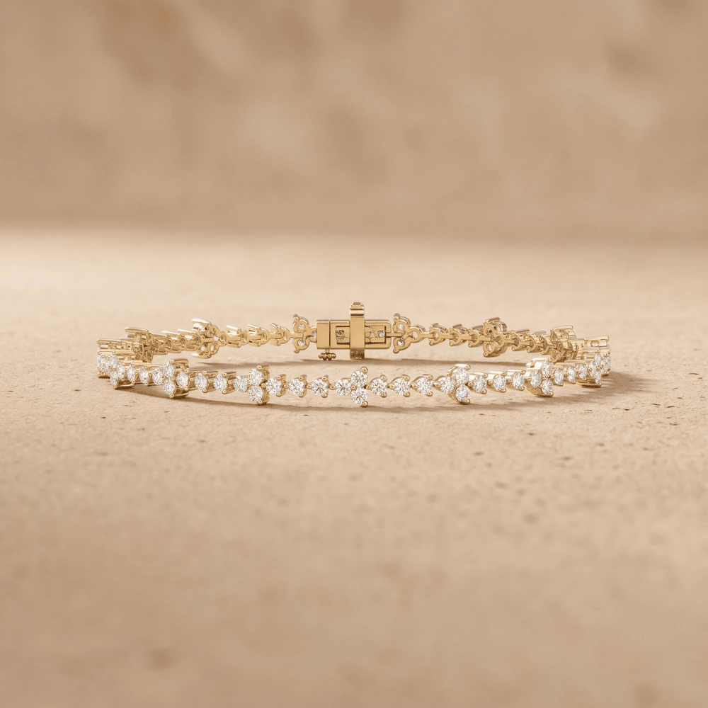 Sterling silver tennis bracelet