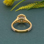 Round Laboratory Diamond Split Shank Halo Engagement Ring - JBR Jeweler