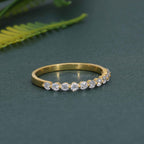 Shared Prong Moissanite Diamond Wedding Ring - JBR Jeweler