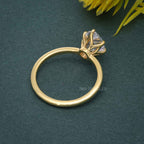 Six Prong Pear Cut Lab Grown Diamond Engagement Ring - JBR Jeweler