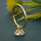 Six Prong Pear Cut Lab Grown Diamond Engagement Ring - JBR Jeweler