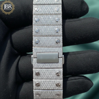 Skeleton Dial Studded Moissanite Iced Out Watch For Men