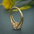 Split Shank Oval Cut Lab Grown Diamond Solitaire Ring - JBR Jeweler