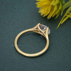 Revealed Oval Lab Grown Diamond Engagement Ring - JBR Jeweler