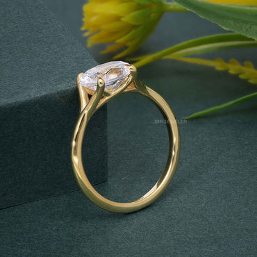 Revealed Oval Lab Grown Diamond Engagement Ring