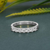 Trellis Sieben-Stein-Moissanit-Diamantring