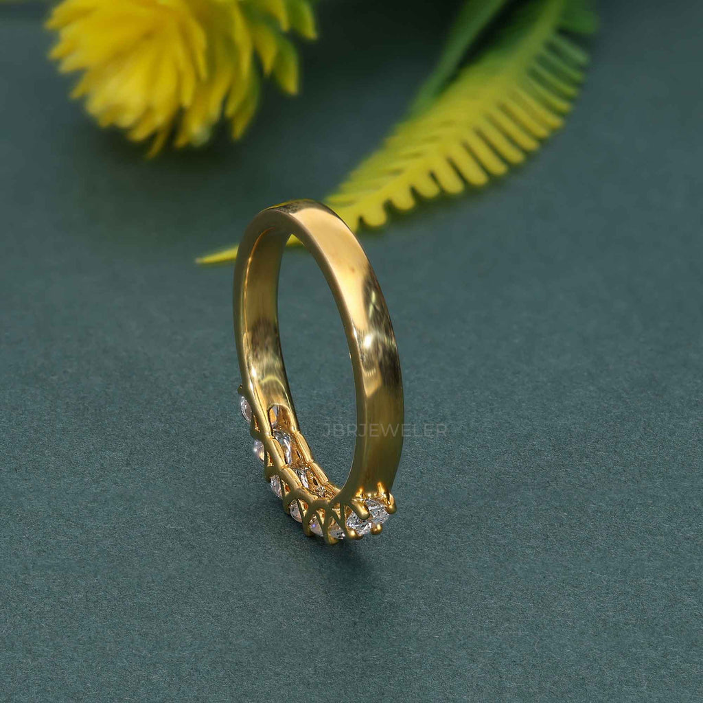 Trellis Seven Stone Moissanite Diamond Ring - JBR Jeweler